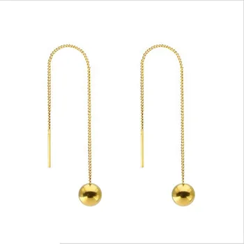 

DE16 Titanium Metal Tessal Earrings For Girls Women 316l Stainless Steel Earring IP Plating No Fade Allergy Free
