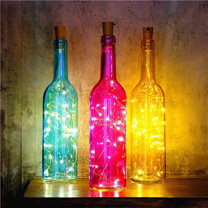 Led Copper String Light for Bottle Wedding Decor Glass Craft Bottle