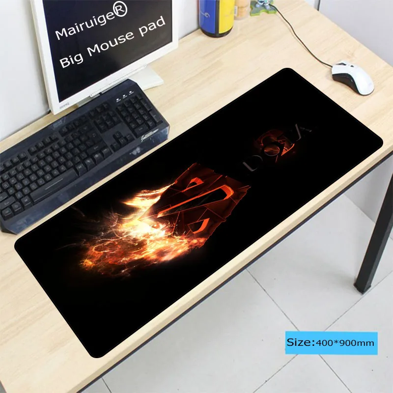  Mairuige DOTA2 Free Shipping Large Gaming Mouse Pad Big Locking Edge Keyboard Desk Mousepad Mat Gam