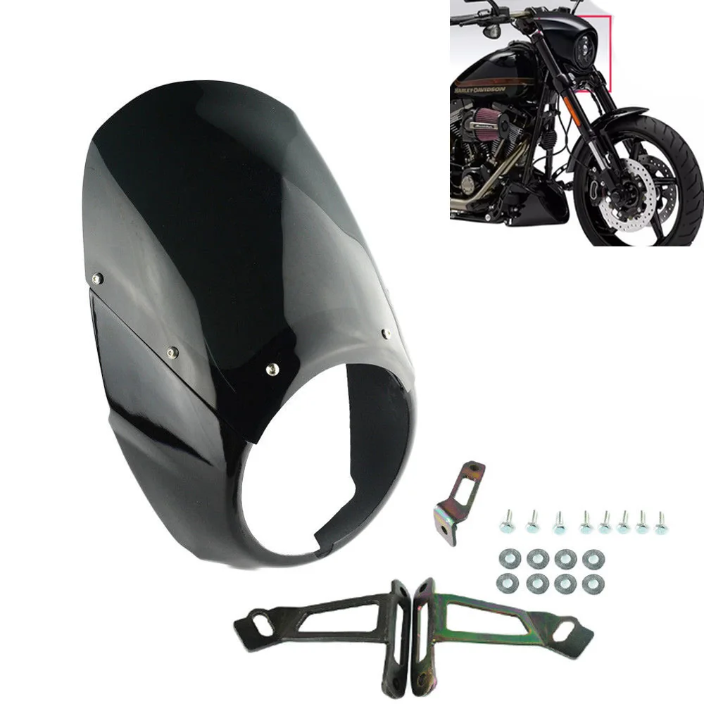 

Fit For Victory Octane 2017-2018 17 18 Motorcycle Front Headlight Fairing Cowl Head Light Headlamp Visor Mask Hardware Kit New