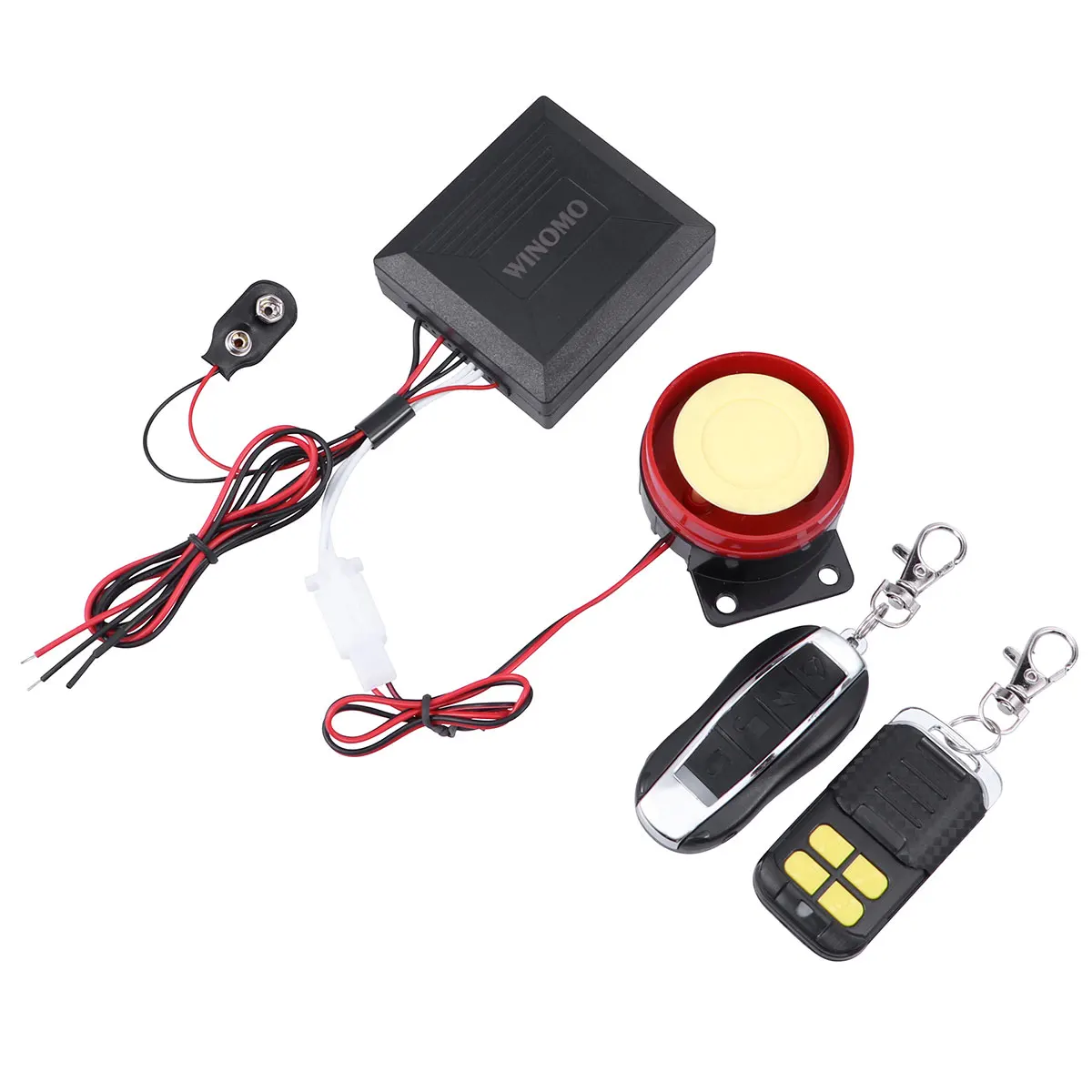 WINOMO 12 v Универсальный Мотоцикл Скутер Противоугонная охранная сигнализация с двойным пультом дистанционного управления A20