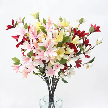 

Flone Artificial Kapok Flower Simulation Apple Flower Silk Flowers Fake Flower Branch Wedding Home Party Decor Flores Art