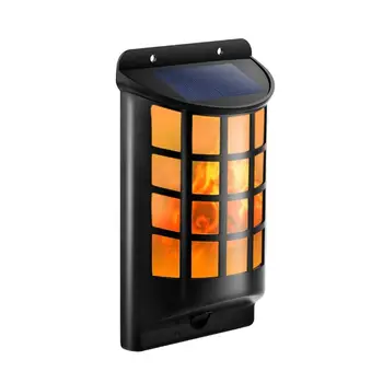

Waterproof 66 LED Solar Wall Flame Light Outdoor Lawn Street Flickering Lamp
