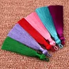 5pcs/lot 23 Colors 8cm Mixed Cotton Silk Tassel Brush for Earrings Charm Pendant Satin Tassels for Diy Jewelry Making Materials ► Photo 1/6
