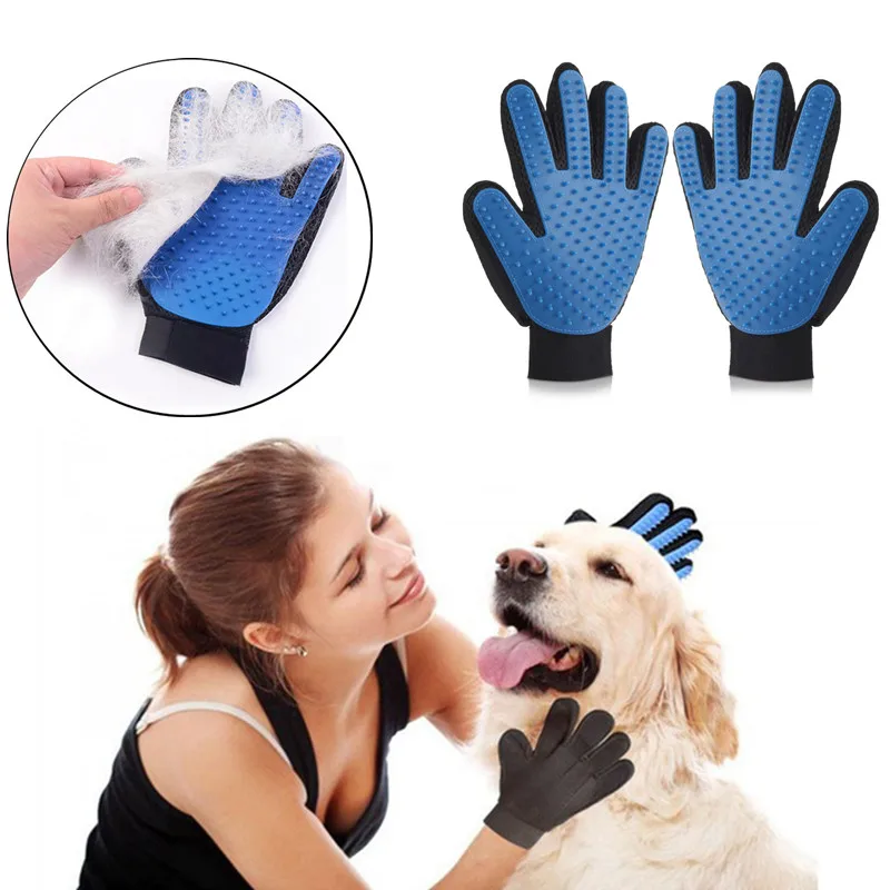 Pet Cleaning Brush Glove Cat Dog Grooming Brush Comb Hair Bath Brush