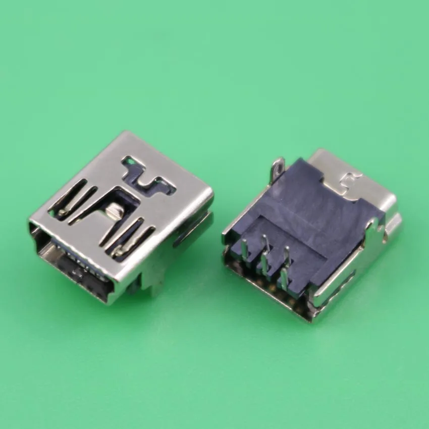 YuXi Mini USB гнездовой разъем 5 контактный 90 градусов|lot lot|lot 10lot pins |