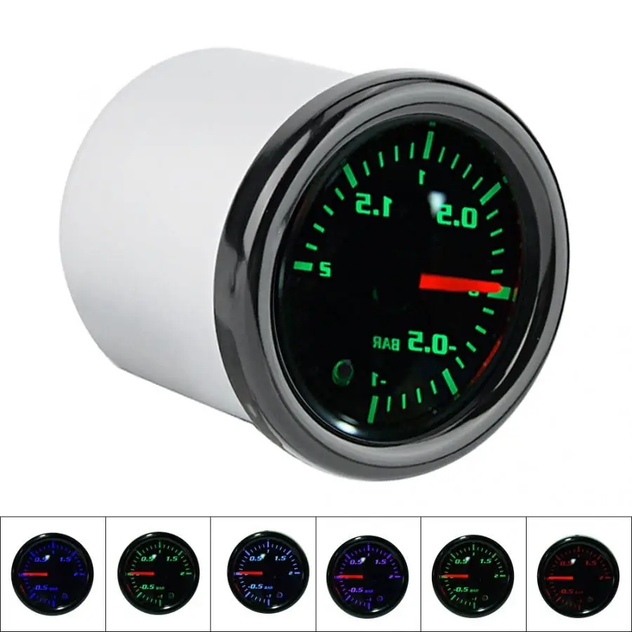 " 52 мм Универсальный светодиодный дисплей мотоцикл турбо Boost Gauge Meter с датчиком мотоцикла спидометр мотоциклиста aksesuarlari