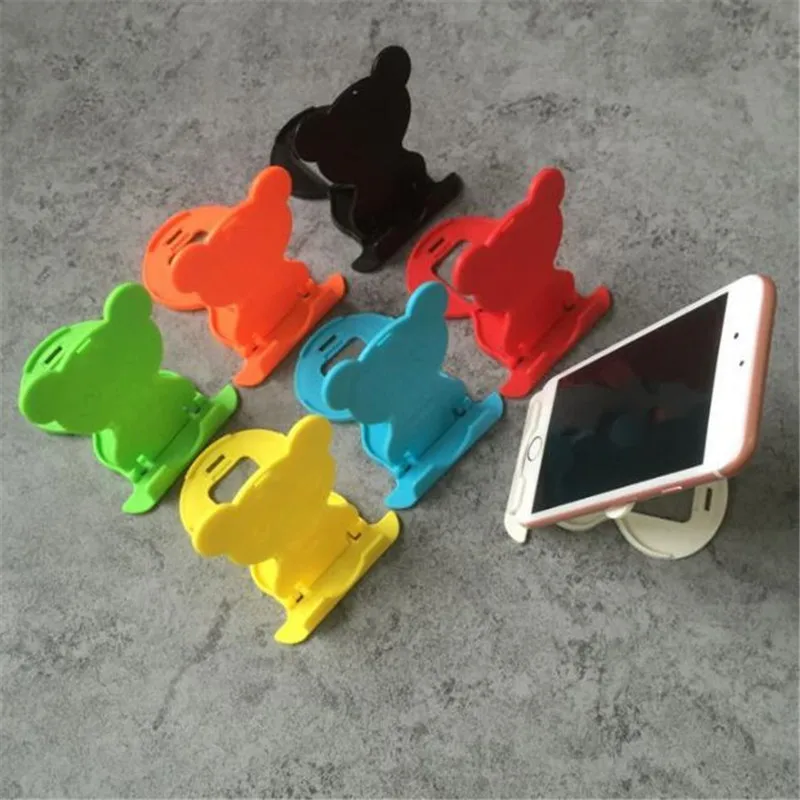 

UVR Universal Bear Support Trestle Mobile Phone Holder Stand Colorful Holder Desk Stand Case For Huawei Xiaomi Desk Holder