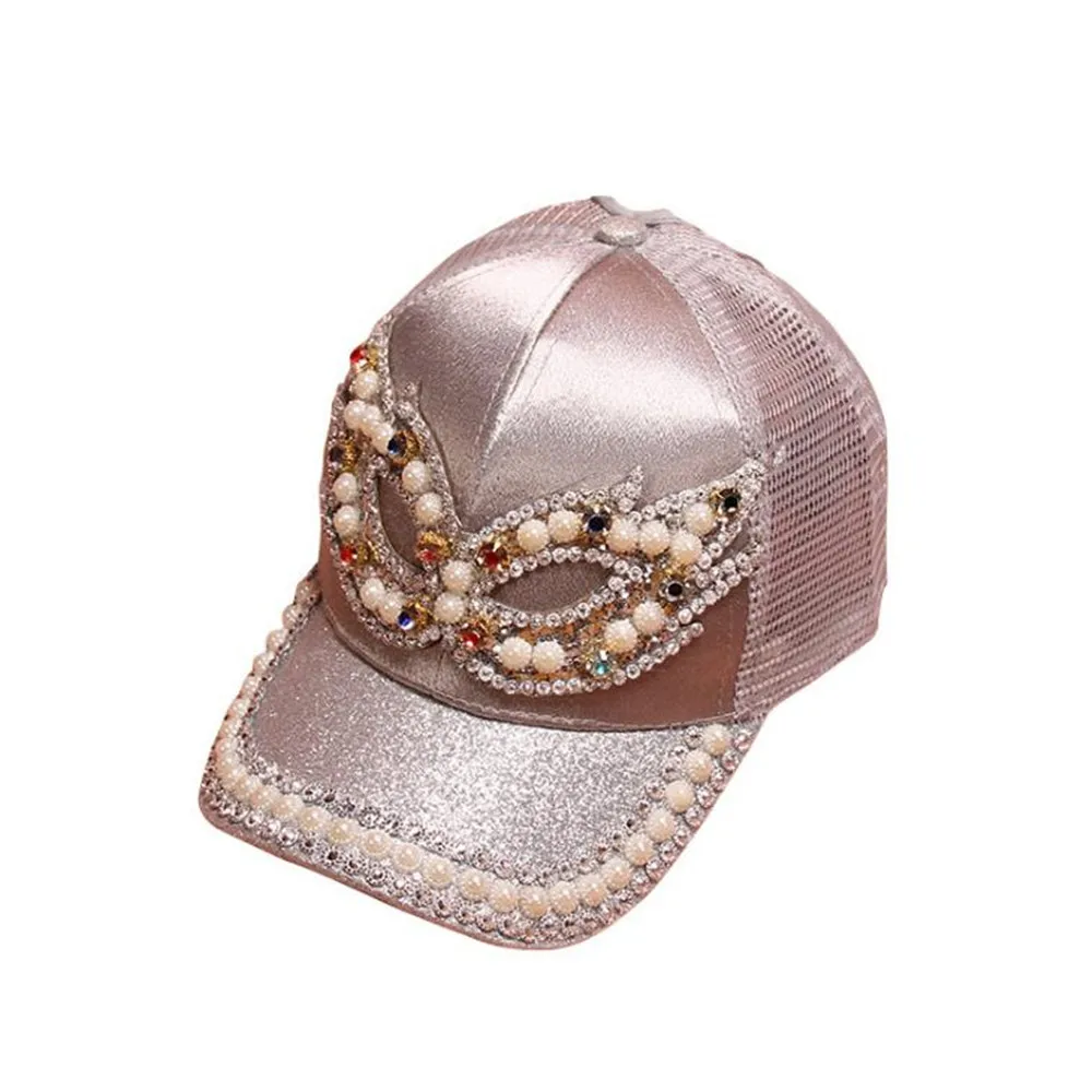 

Women's Summer Hat Children's Net Hat Drill Mask Scrub Hat Outdoor Shade Baseball Cap