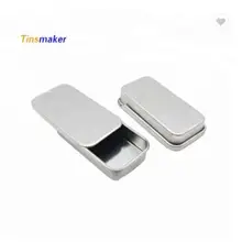 Дешевый маленький оловянный ящик мятные конфеты упаковывая подвижные металлические маленький оловянный ящик оптом