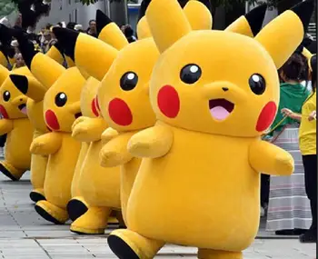 

Pikachu mascot costume Fancy Dress Outfit