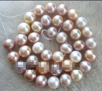

Miss00142 freshwater pearl multicolor AA 11-12mm 15" beads