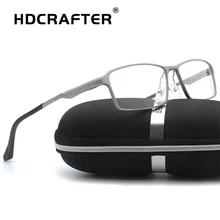 Мужские очки для чтения, мужские очки для чтения, оптическая оправа из алюминиевого сплава, винтажная оправа для очков для женщин и мужчин, gafas