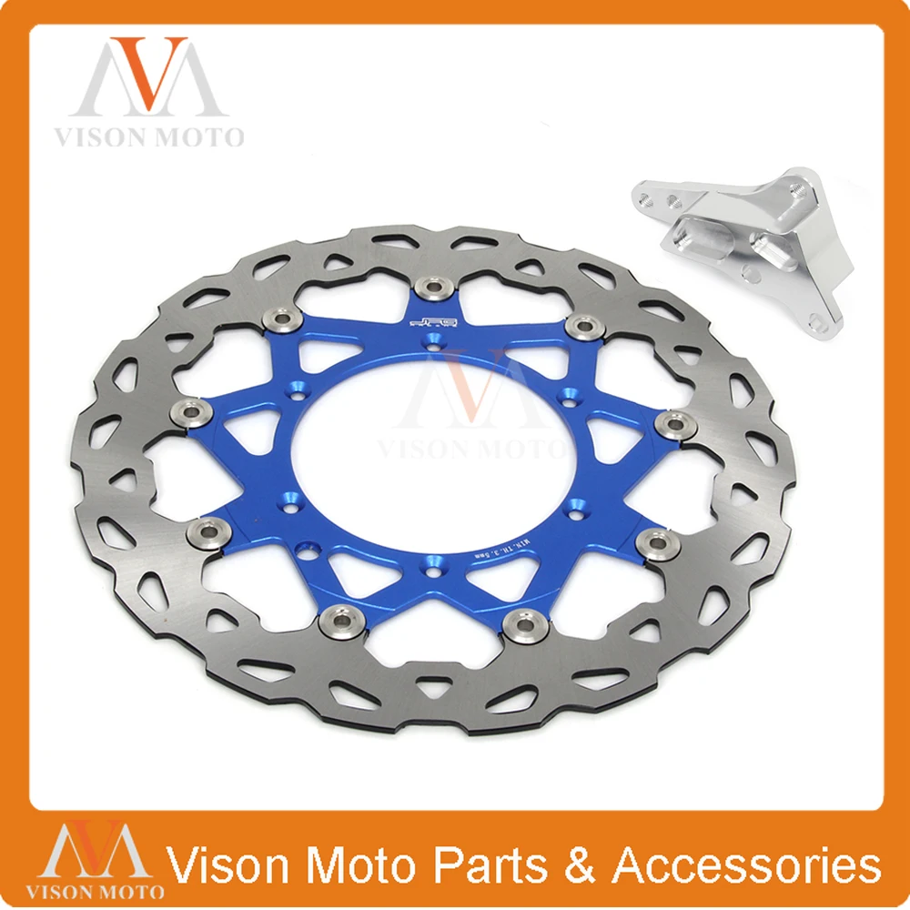 320MM Front Floating Brake Disc Rotor + Bracket For KTM XCFW SX XC SXF