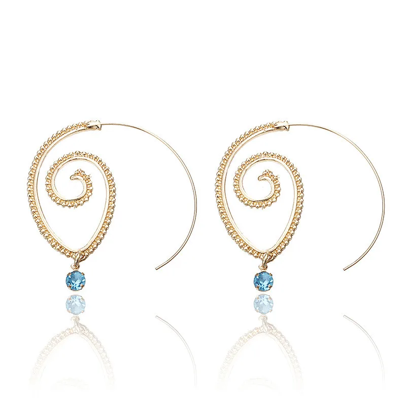 

unique fashion Grinding geometric earrings for women personalized ethnic bohemian dangle gold earrings jewelry-303