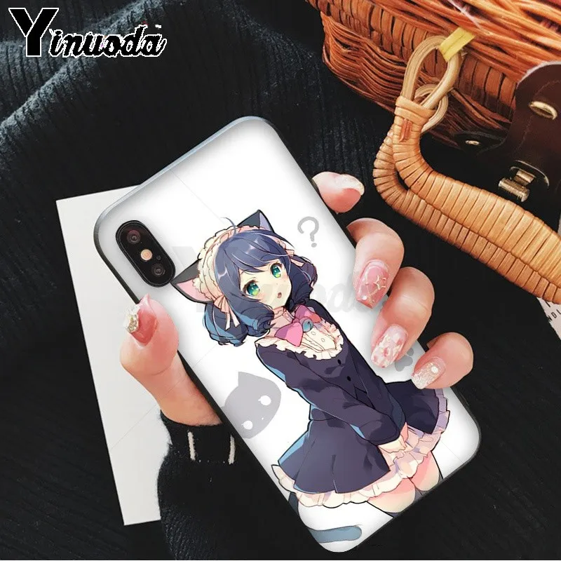 Sexy cartoon the anime kawaii Girl Cat
