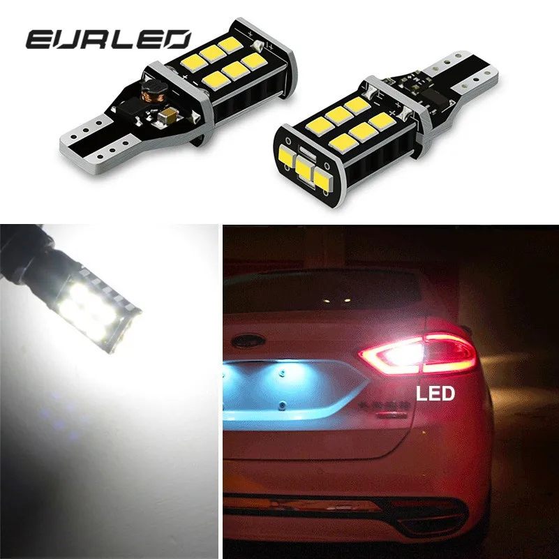 

2x T15 LED Bulb W16W Canbus Car Reverse Light Backup For Ford Focus 1 2 Fusion Mustang Accord Taurus F-150 C-Max Escape Edge