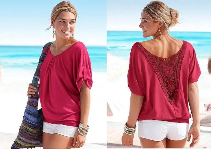 red blouse