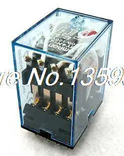 

10PCS NEW coil power relay 14pin 4NO 4NC HH54P-L LED LAMP 5A 220-240VAC 4PDT
