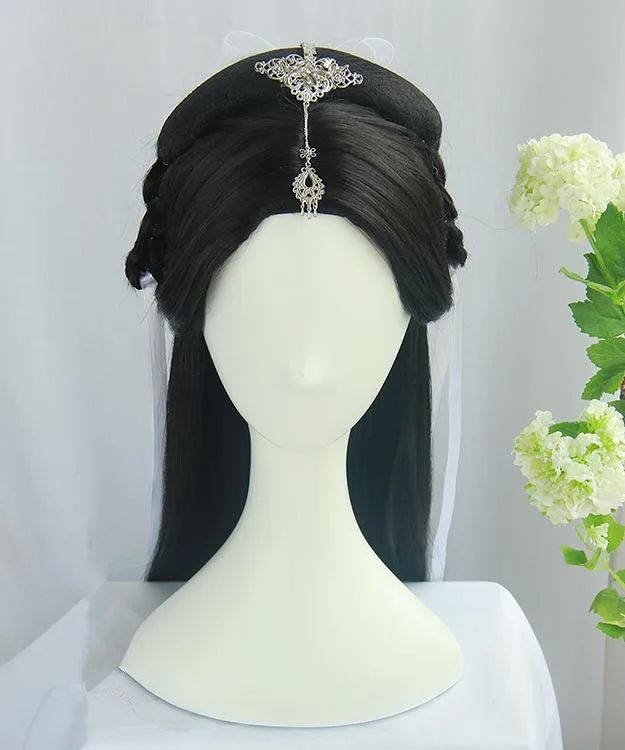 80 см красивая принцесса волос набор для фотографии фея платье маскарад Вечерние Древние китайские Леди волос ТВ Игры