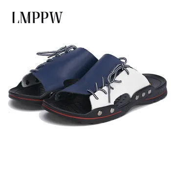 

2019 Summer Men Sandals Male Slippers Indoor or Outdoor Beach Sandals Non-slip Breathable Slippers for Men Casual Shoes 2A