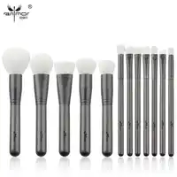 Anmor Professional Makeup Brushes 12 pcs Synthetic Makeup Up Brush Soft Powder foundation Eyeshadow Eyeliner Eyebrow Cosmetic