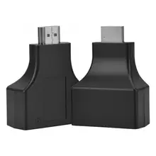 Черная пара HDMI 1080 P 30 M удлинитель через Ethernet LAN адаптер для сетевого кабеля