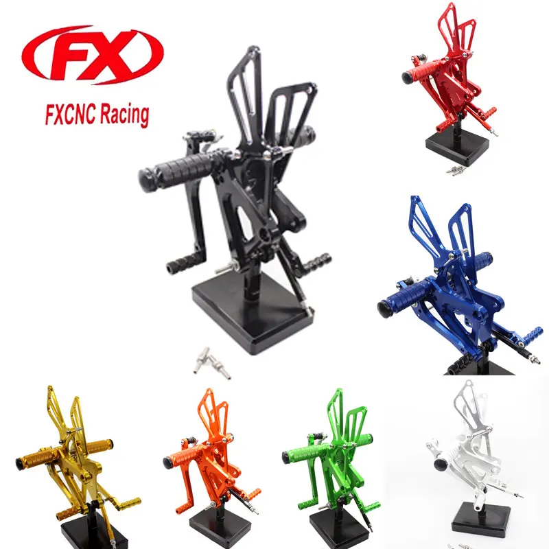 

For HONDA CBR250R 2010 - 2011 2012 CNC Aluminum Adjustable Motorcycle Foot Rests Rearsets Rear Set Foot Pegs Pedal Footrest