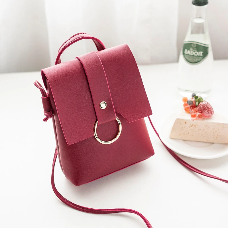 

Simple Purse Women Mini Shopping Bag Casual Candy Color Lady Clutch Mobile Satchel Package Girl Shoulder Messenger Crossbody Bag