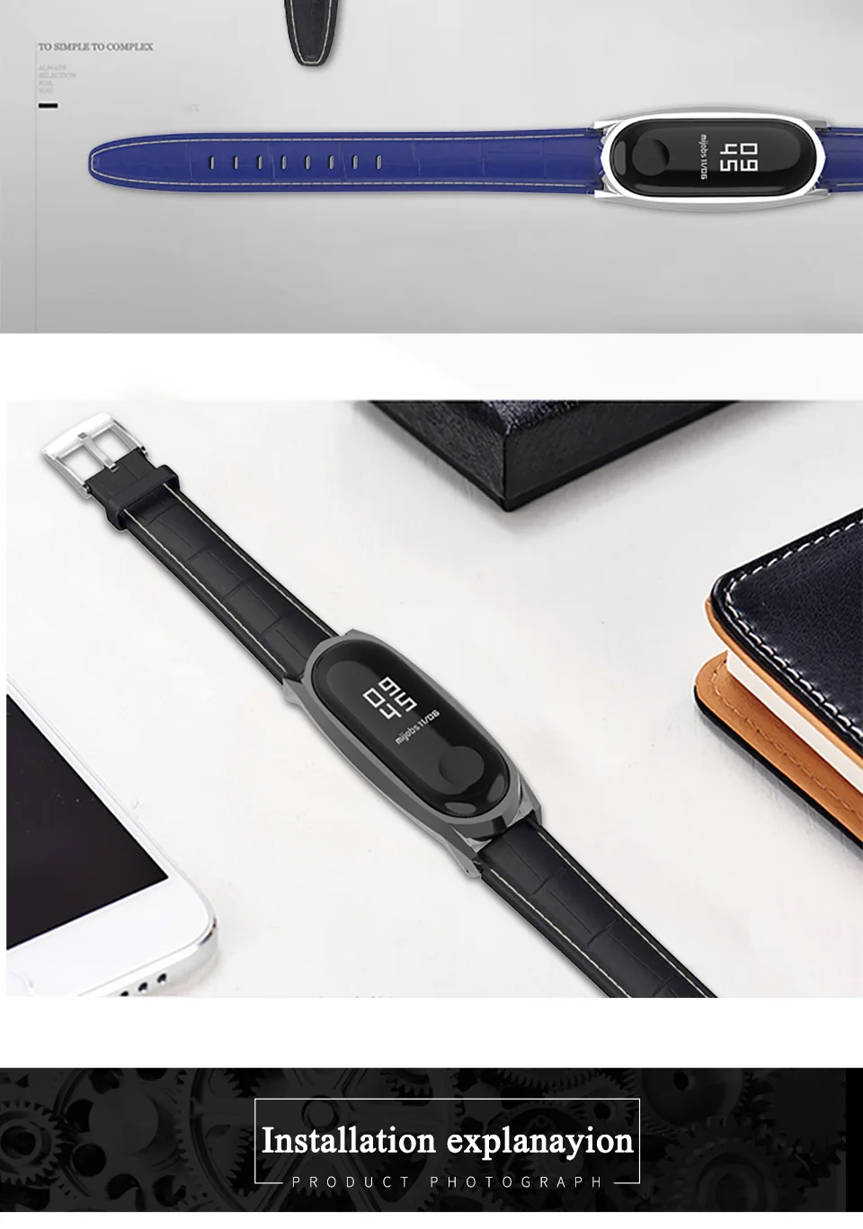 Mi jobs mi band 4 ремешок, браслет из натуральной кожи для Xiaomi mi, ремешок 3, ремешок на запястье, умный браслет, браслет, замена Карлос Корреа аксессуары