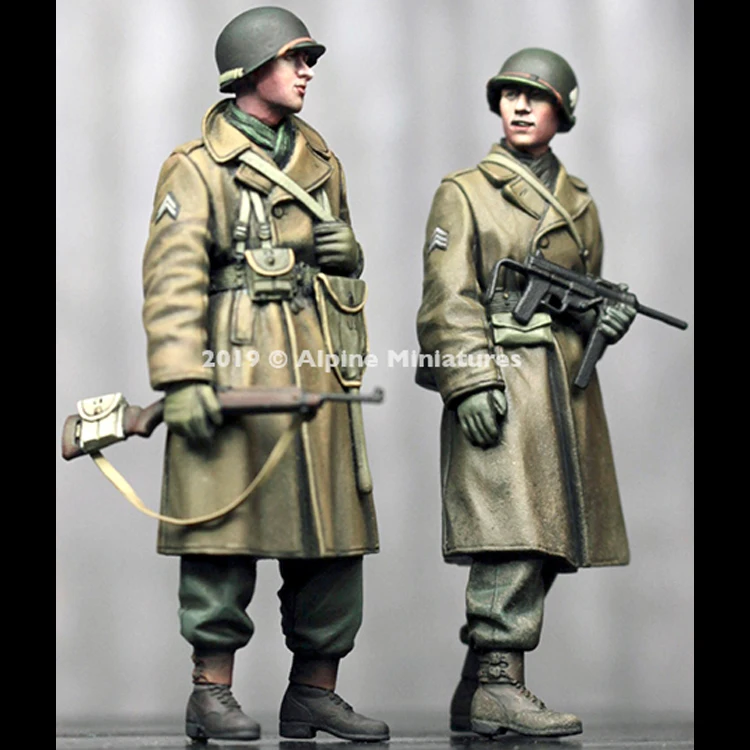 1/35 WW2 США зимний набор полимерная модель солдата GK военная тема Второй мировой