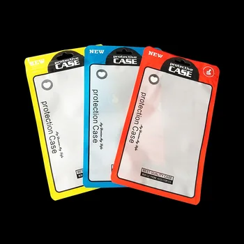 

20.8*12cm Plastic Zip Lock Cell Phone Case Bags Mobile Phone Shell Packaging Zipper Packing Bags