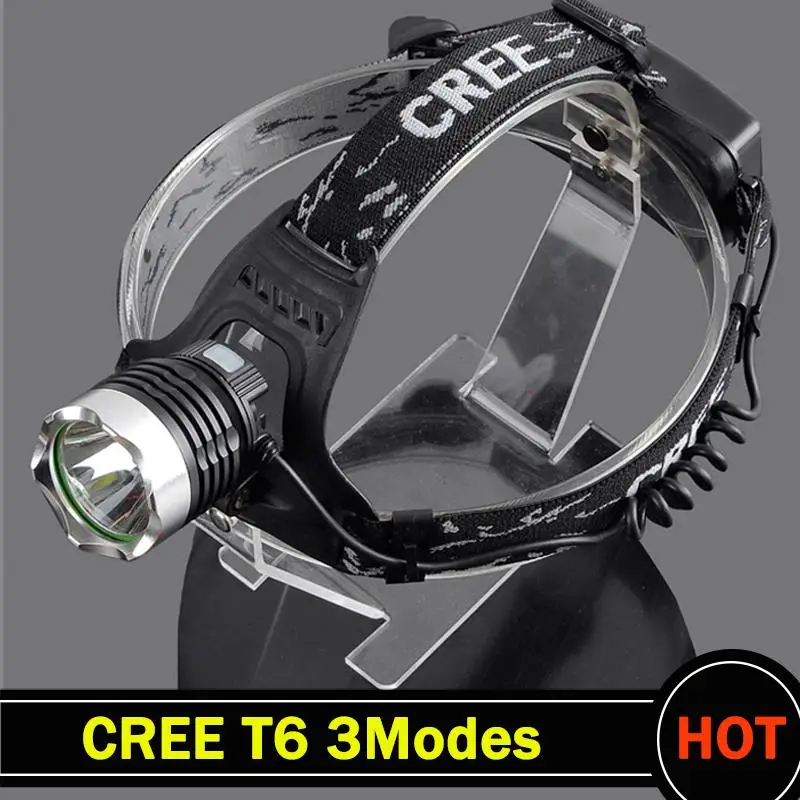 

Led Headlight 3800Lm Xm-L T6 Headlamp Flashlight Linterna Fishing Camping Hiking Cycling Climb Water resistant Headlamp ZK93