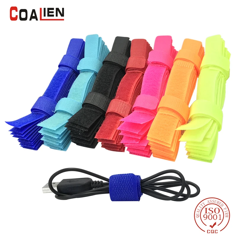 COALIEN 10pcs 50pcs Colored font b Cable b font font b Winder b font Wire Organizer
