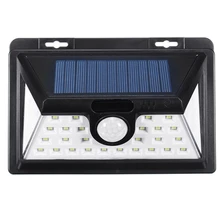 Светодиодный солнечный светильник s Открытый датчик движения безопасности настенный светильник водонепроницаемый энергосберегающий светильник освещение сада двора