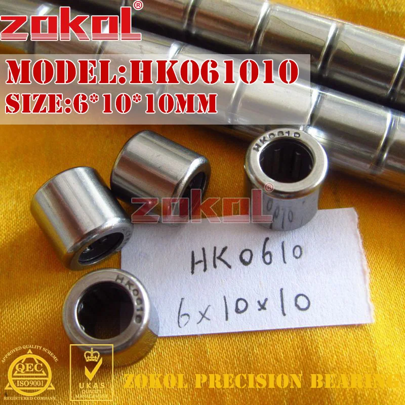 

ZOKOL bearing HK061010 HK0610 Needle Roller Bearing 6*10*10mm