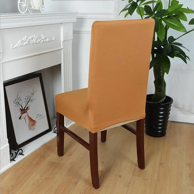 Funda elástica antipolvo para silla de ordenador, funda para silla de oficina, cubierta trasera para silla de hotel, silla de cena lavable limpia