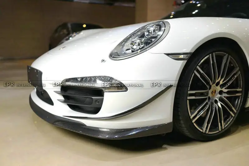 Автомобиль Стайлинг для Porsche 911 991 SP Стиль углерода Волокно спереди для губ