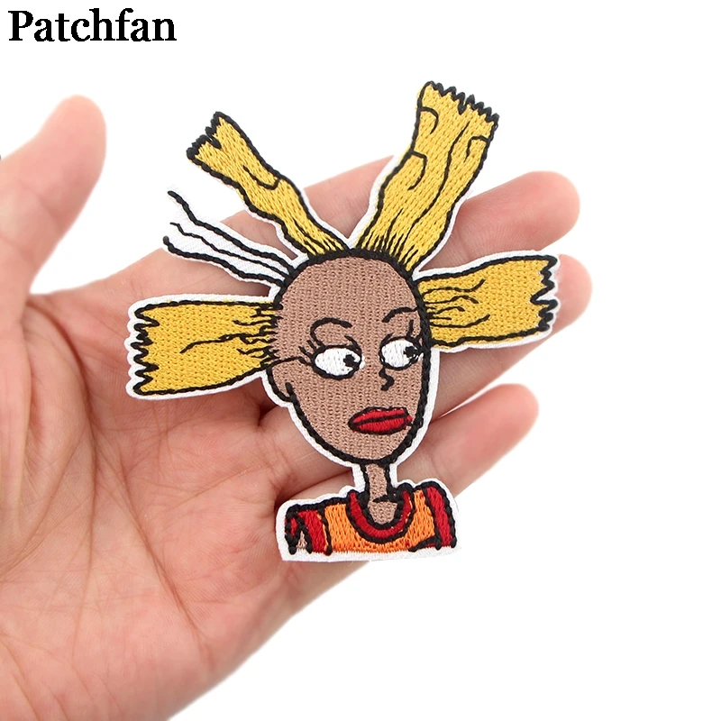 Patchfan 90s для девочек Cynthia Веселая аппликация патчи железные на рубашка одежда