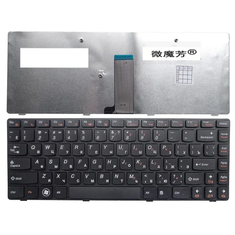 RU для LENOVO G405G G480 G485 Z380 Z480 Z485 G410 G490 G400 G405 G410 Клавиатура ноутбука специальное предложение для жителей России! Новое черного цвета