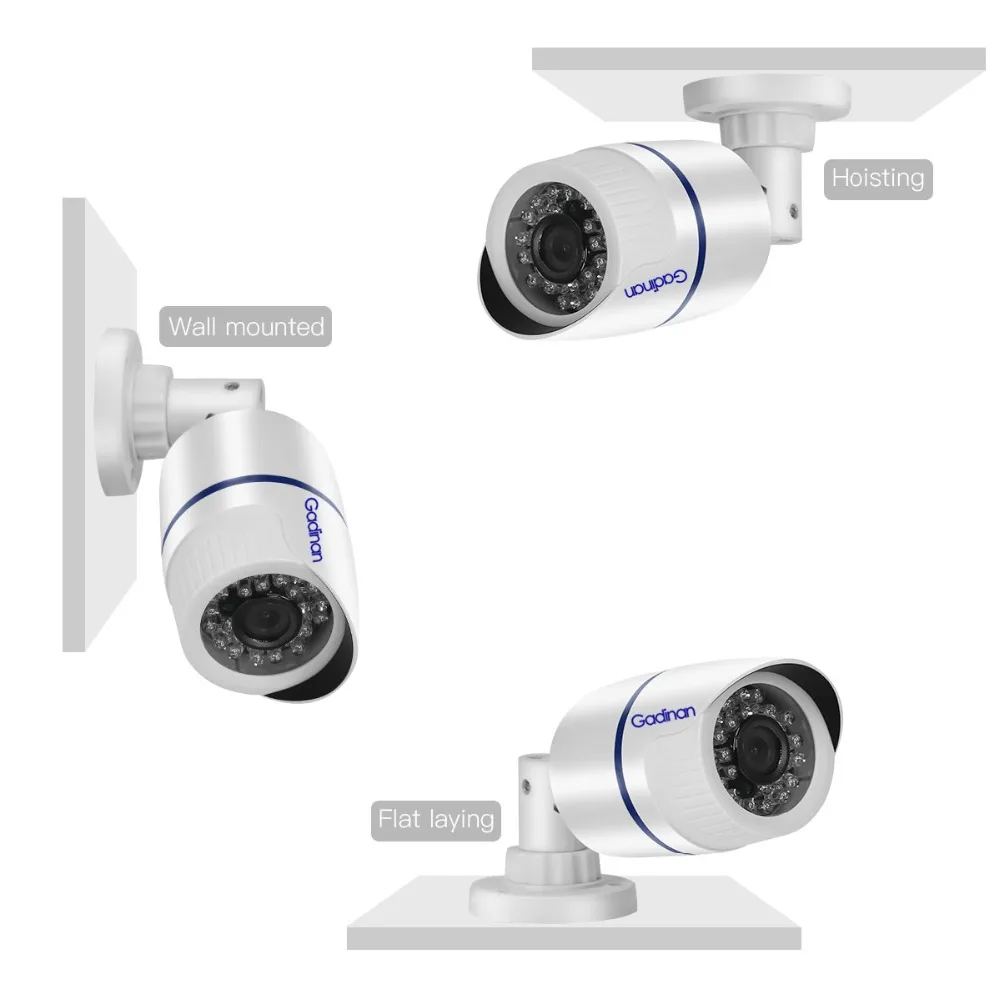 IP камера Gadinan 1080P 720 МП P Wi Fi водонепроницаемая|Камеры видеонаблюдения| |