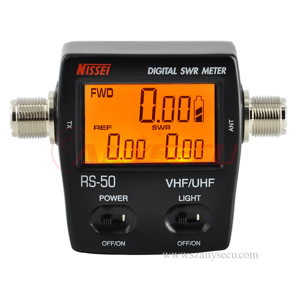 free shipping Nissei lcd standing wave sheet power meter RS50 RS 50 standing wave table walkie