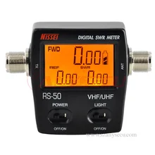 free shipping Nissei lcd standing wave sheet power meter RS50 RS 50 standing wave table walkie