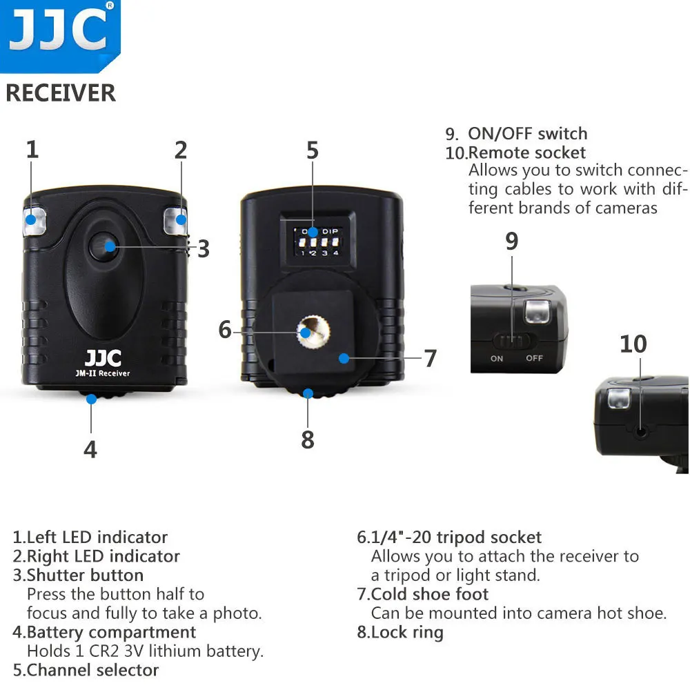 Camera Shutter Release Wireless Remote Controller for OLYMPUS OM-1 OM-D E-M10 Mark II OM-D E-M5 II EM1 III PEN F E-PL8
