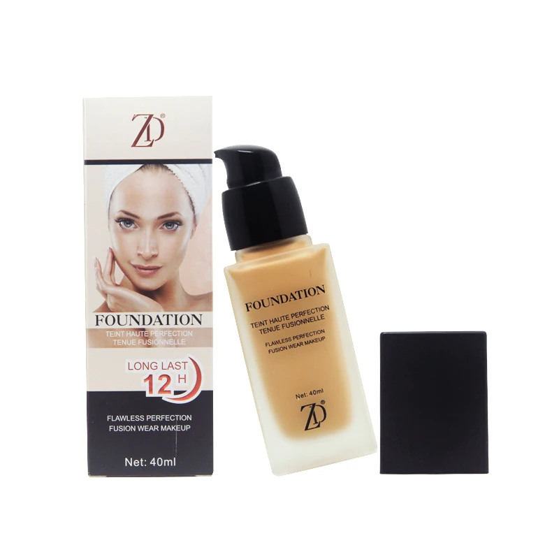 

ZD 1Pc Professional Face Base Make Up Long Lasting Brighten Mineral Concealer Whitening Liquid Base Foundation Makeup B8009