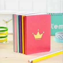 15 шт./лот Карамельный Цвет Корона дизайн Мягкая оберточная бумага словарь блокнот слово блокнот ручной дневник, GT303