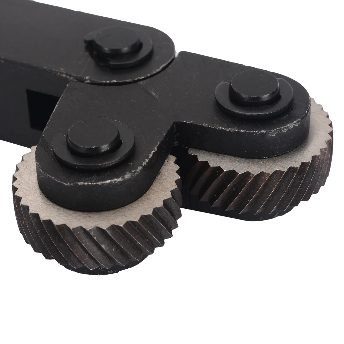 7pcs Durable Steel Knurling Tool 0.5mm 1mm 2mm Pitch Diagonal Wheel Linear Knurl Set with Wear Resistance