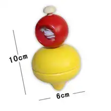 Детская безопасная Тяговая проволока гироскопа деревянная вершина спиннинг Топ гироскоп головоломка ностальгические детские игрушки для родителей подарки