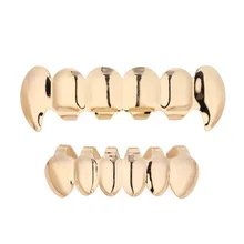 LUFANG, модные трендовые геометрические зубные грили, Черное золото, Кристальные панковские грили, стоматологические грили для мужчин и женщин, украшения для тела