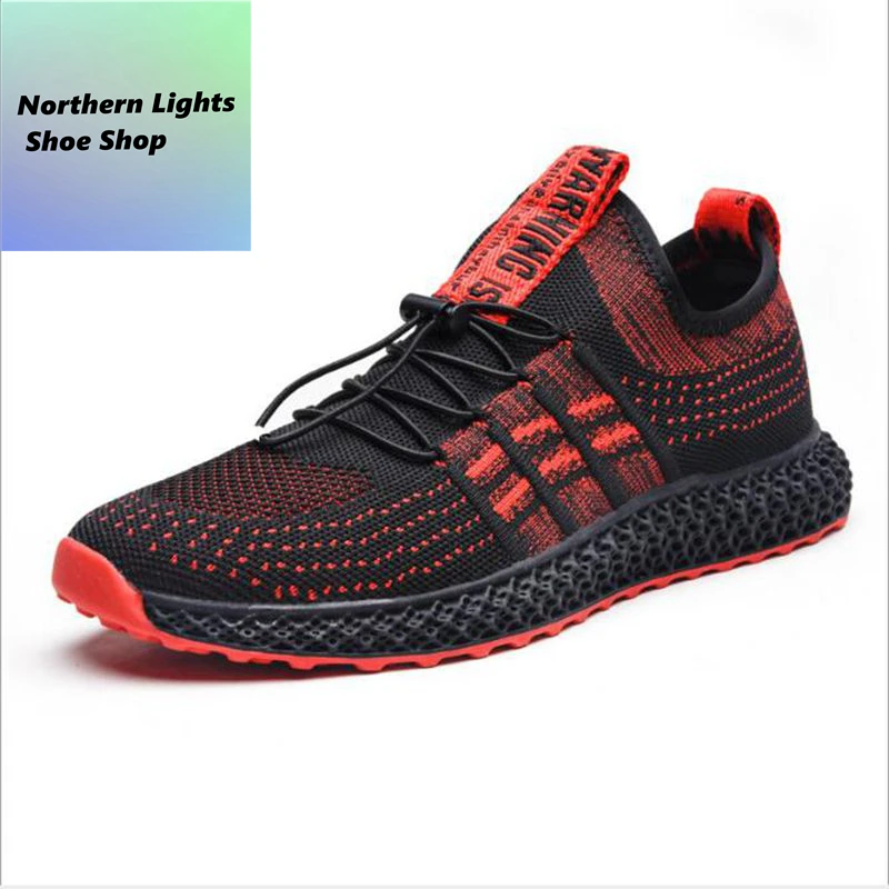 

Men's shoes summer fashion shoes 2019 new fly weave breathable casual shoes men's Korean version of fashion foot sneakers men